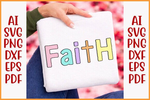 Boho Faith Svg Png, Retro Christian Svg