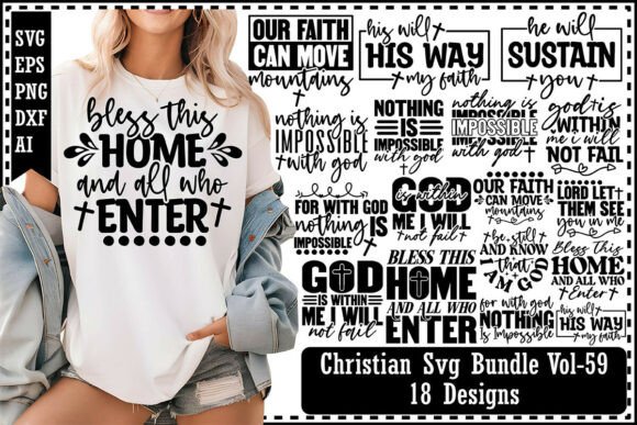 Christian Svg Bundle Vol-59: Graphics & T-Shirt Designs Reviewed