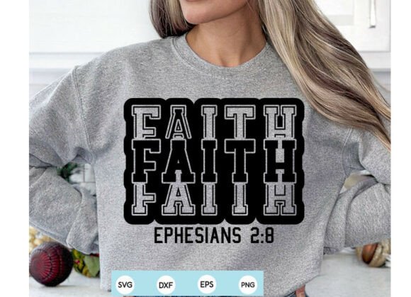 Faith SVG, Bible Verse: Christian T-Shirt Designs & Graphics Review