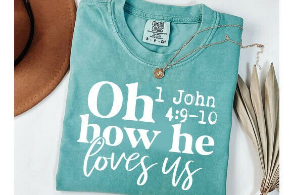 How He Loves Us Png Boho Christian Svg