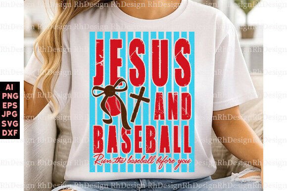 Jesus and Baseball PNG: A Baseball Mom Design Review