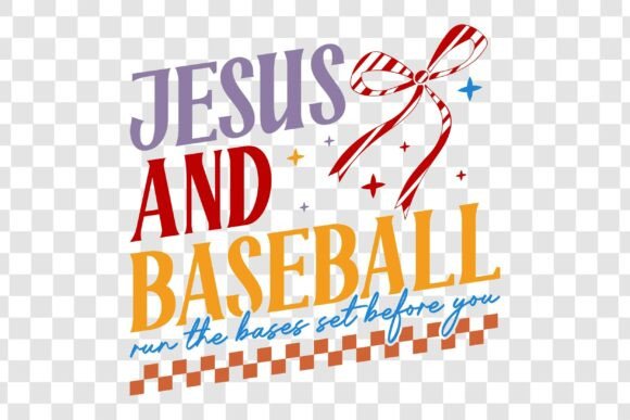 Jesus and Baseball Run the Bases Set Bef