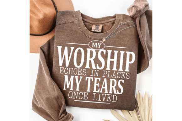 My Worship Echoes SVG: Graphics for T-Shirt Designs