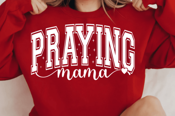 Praying Mama SVG, Christian Mom PNG